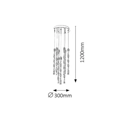 Люстра Rabalux 5766 Raina