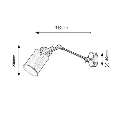 Бра Rabalux Peter 5987
