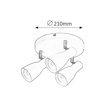 Спот Rabalux Ebony 6028