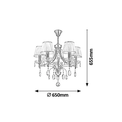 Люстра Rabalux Claudia 7279 Люстра Rabalux Claudia 7279