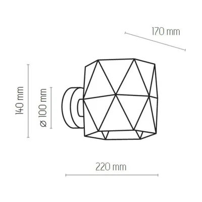 Бра TK-Lighting SIRO BLACK 1040 Бра TK-Lighting SIRO BLACK 1040