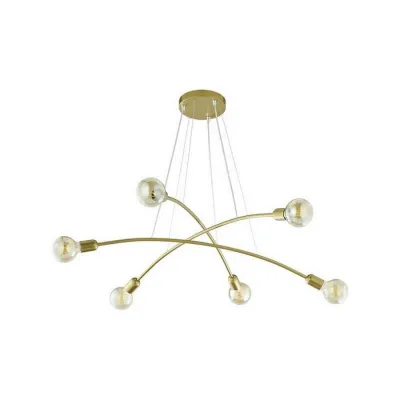 Люстра TK lighting 2728 Helix gold