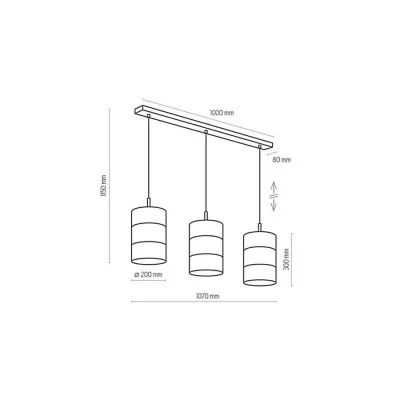 Подвесной светильник TK lighting 3209 Bogart white Подвесной светильник TK lighting 3209 Bogart white