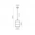 Підвісний світильник TK lighting 3214 Bogart black Підвісний світильник TK lighting 3214 Bogart black