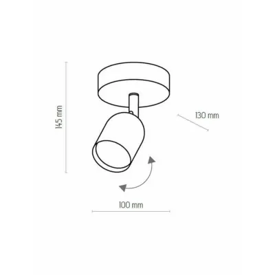 Світильник-спот TK-Lighting Top gray 3300