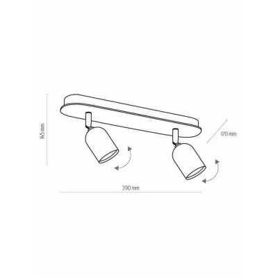 Светильник-спот TK-Lighting Top gray 3302