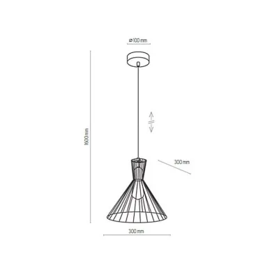 Подвесной светильник TK lighting 3350 Sahara