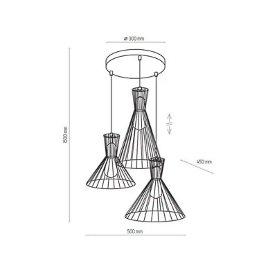Підвісний світильник TK lighting 3351 Sahara