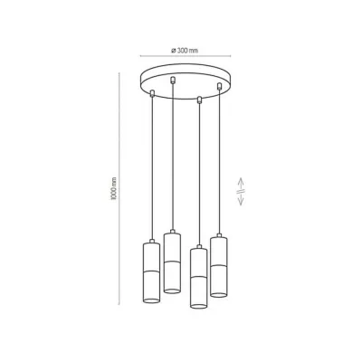 Подвесной светильник TK lighting 4364 Elit black Подвесной светильник TK lighting 4364 Elit black