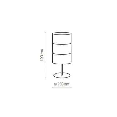 Настільна лампа TK lighting 5059 Bogart white Настільна лампа TK lighting 5059 Bogart white