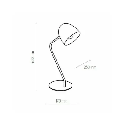 Настільна лампа TK Lighting 5193 Soho White Настільна лампа TK Lighting 5193 Soho White