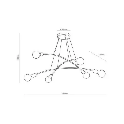 Люстра TK lighting 6144 Helix white Люстра TK lighting 6144 Helix white