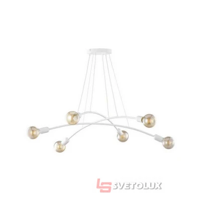 Люстра TK lighting 6144 Helix white