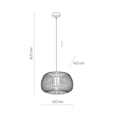 Подвесной светильник TK-Lighting ROYAS NATURE 6296