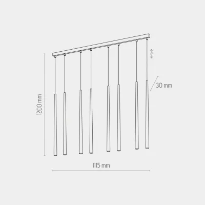 Подвесной светильник TK Lighting 6415 Piano Подвесной светильник TK Lighting 6415 Piano