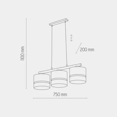Підвісний світильник TK Lighting 6532 Paglia