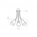 Люстра TK Lighting 827 Wire gold