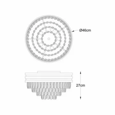 Люстра Zuma Line NAICA C0525-05A-V6B5