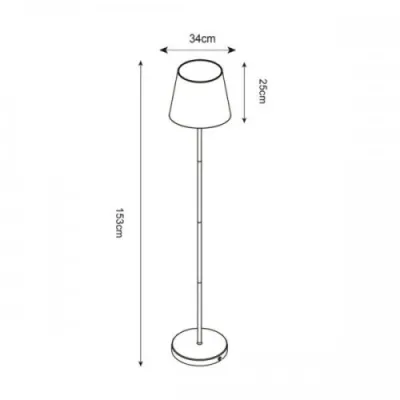 Торшер Zuma Line Melly P17247-1F