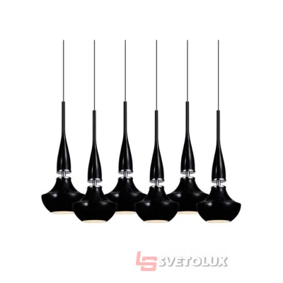 Підвісний світильник Azzardo TASOS 6 black AZ0262