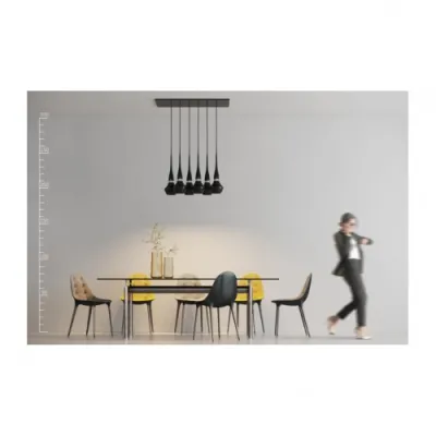 Підвісний світильник Azzardo TASOS 6 black AZ0262 Підвісний світильник Azzardo TASOS 6 black AZ0262