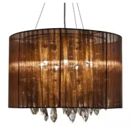 Люстра Azzardo sidney round brown AZ0511 Люстра Azzardo sidney round brown AZ0511