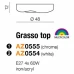Потолочный светильник Azzardo GRASSO TOP white AZ0554
