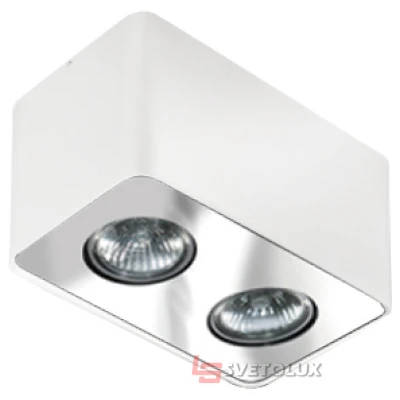 Точечный светильник Azzardo nino 2 white chrome AZ0737