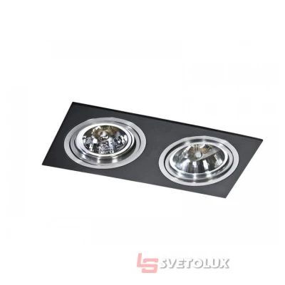 Точковий світильник Azzardo siro 2 black AZ0772