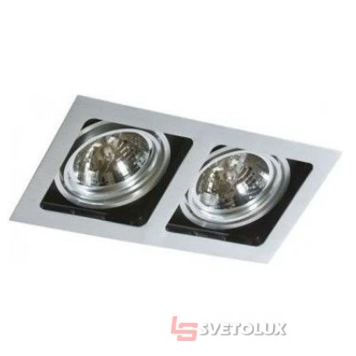Точковий світильник Azzardo SISTO 2 aluminium AZ0794