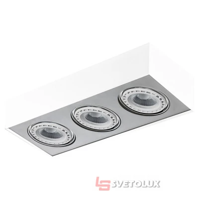 Точечный светильник Azzardo paulo 3 230v 7w led white aluminium AZ0964