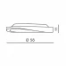 Потолочный светильник Azzardo CIRCULO 58 TOP chrom AZ0984