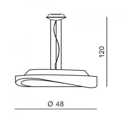 Люстра Azzardo CIRCULO 48 chrom AZ0986