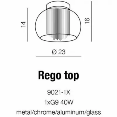 Люстра Azzardo REGO 23 TOP AZ1001