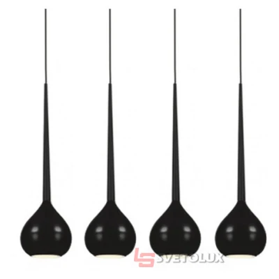 Подвесной светильник Azzardo AGA 4 black AZ1067