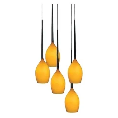 Подвесной светильник Azzardo IZZA 5 AMBER AZ1231