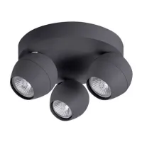 Спот Azzardo pera 3 round gray AZ1255 Спот Azzardo pera 3 round gray AZ1255