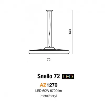 Люстра Azzardo SNELLO 72 AZ1270 Люстра Azzardo SNELLO 72 AZ1270
