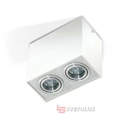 Точечный светильник Azzardo eloy 2 white aluminium AZ1354