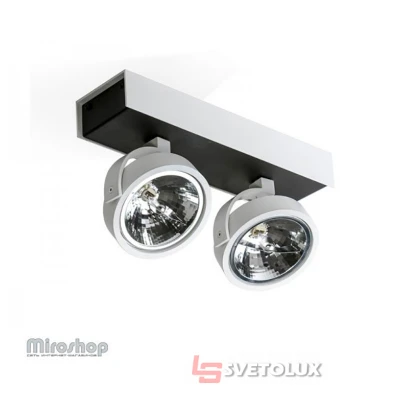 Точечный светильник Azzardo MAX 2 12V blackwhite AZ1375