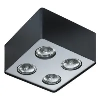 Точечный светильник Azzardo NINO 4 black ALUMINUM AZ1388 Точечный светильник Azzardo NINO 4 black ALUMINUM AZ1388
