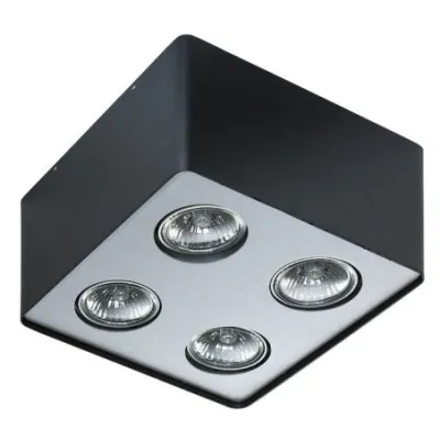 Точечный светильник Azzardo NINO 4 black ALUMINUM AZ1388 Точечный светильник Azzardo NINO 4 black ALUMINUM AZ1388