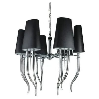 Люстра Azzardo DIABLO 6 BIG black AZ1390