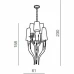 Люстра Azzardo DIABLO 3+3 black AZ1417 Люстра Azzardo DIABLO 3+3 black AZ1417