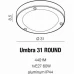 Потолочный светильник Azzardo UMBRA 31 ROUND AZ1597 Потолочный светильник Azzardo UMBRA 31 ROUND AZ1597