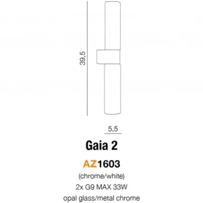 Бра Azzardo GAIA 2 AZ1603