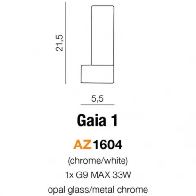 Бра Azzardo GAIA 1 AZ1604