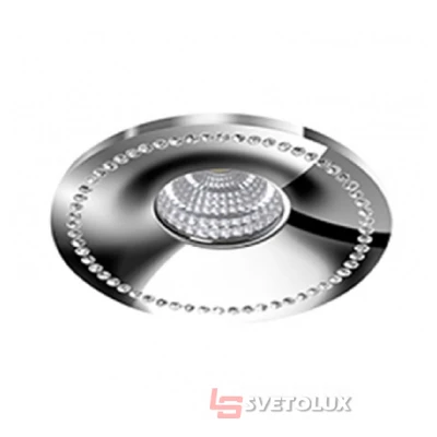 Точечный светильник Azzardo simon round chrome AZ1614