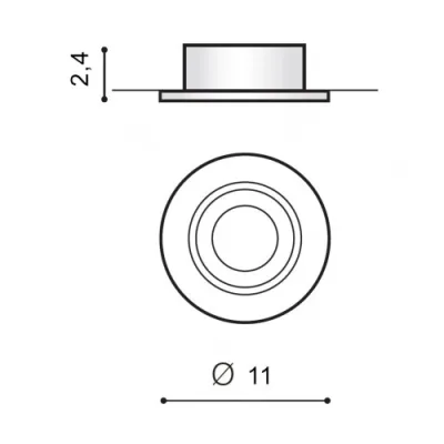 Точечный светильник Azzardo REMO 1 DOWNLIGHT ALU (без рефлектора) AZ1729 Точечный светильник Azzardo REMO 1 DOWNLIGHT ALU (без рефлектора) AZ1729