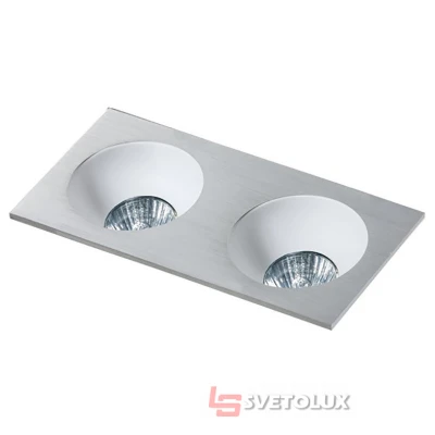 Точечный светильник Azzardo HUGO 2 DOWNLIGHT aluminium (без рефлектора) AZ1737